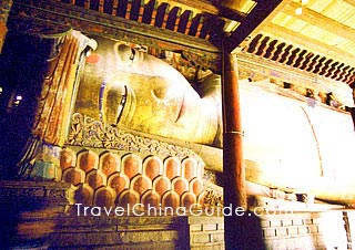 Giant Buddha statue in the temple